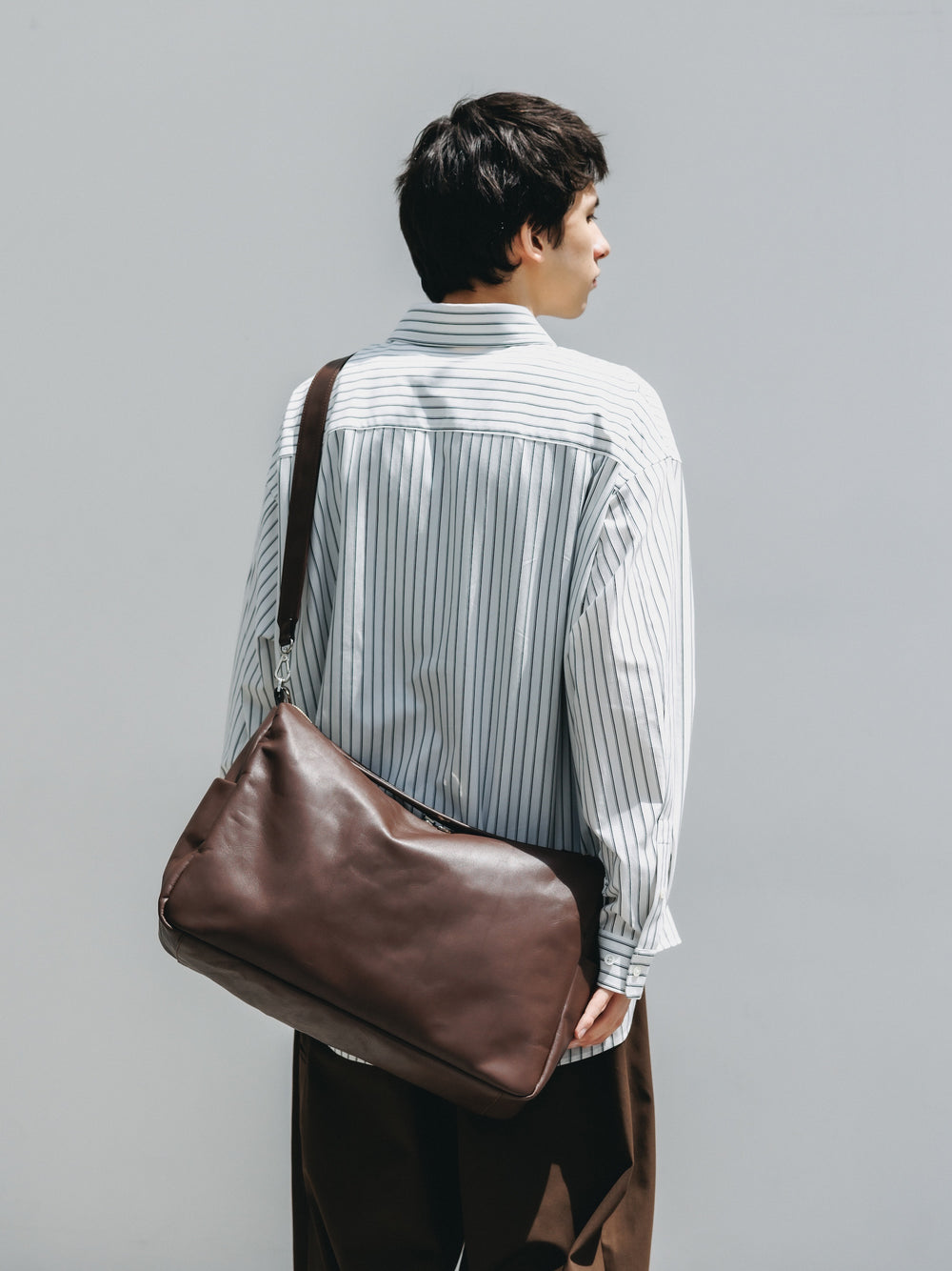 CLESSTE / Leather Day Off Bag Large (Brown)