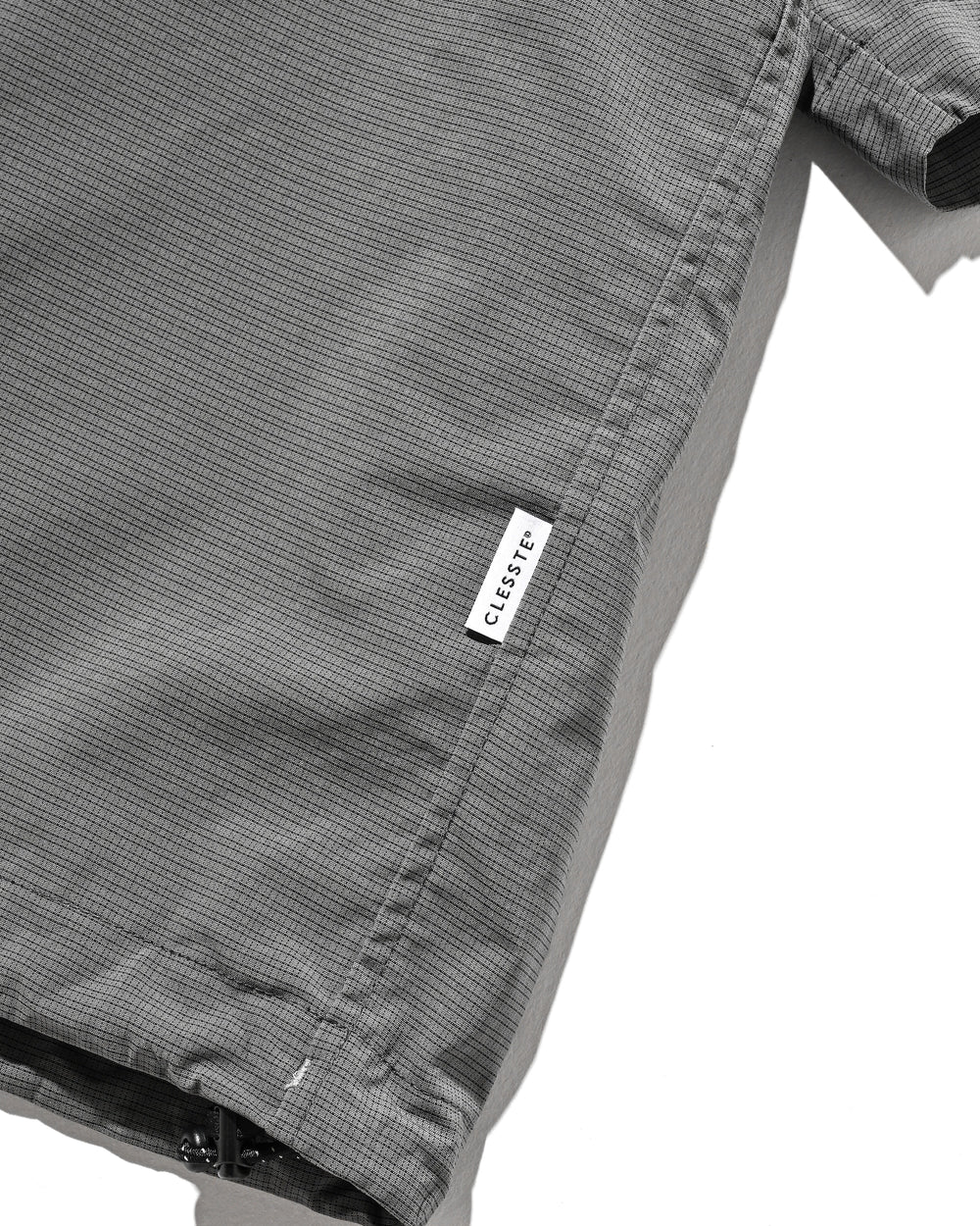 CLESSTE / Mini Plaid S/S Pullover Shirt (Charcoal)