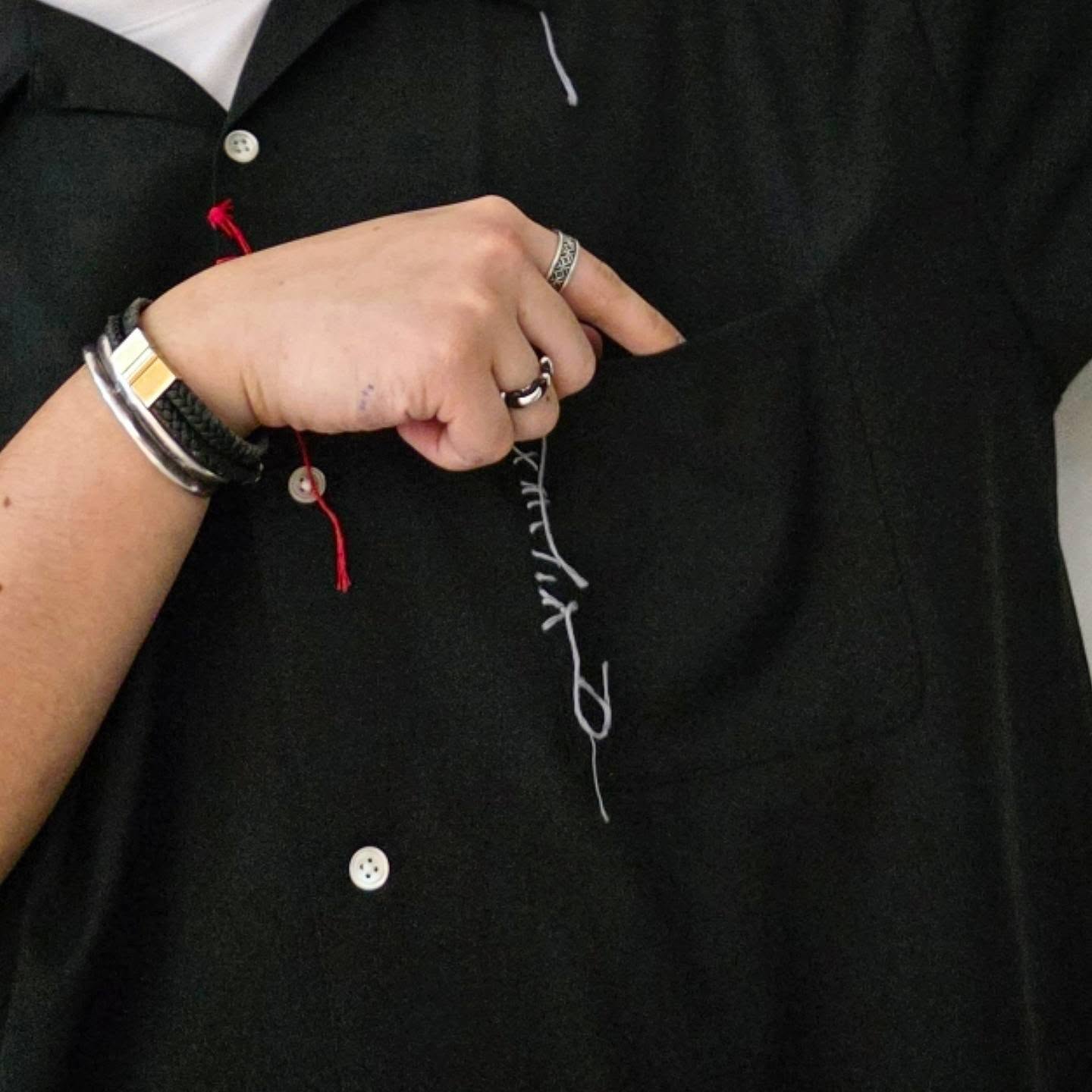 DISCOVERED / Summer Wool Looping Shirts (Black)
