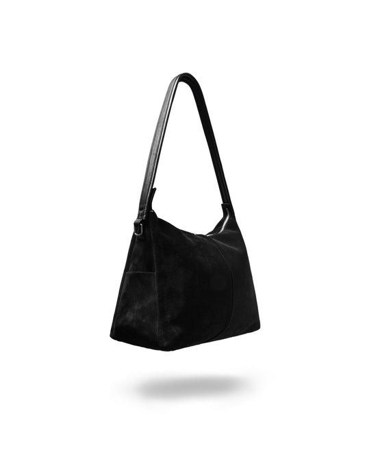 CLESSTE / Suede Nomad Bag (Black)