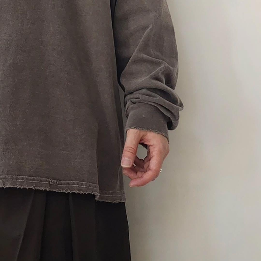 ANCELLM / Message L/S T-Shirt