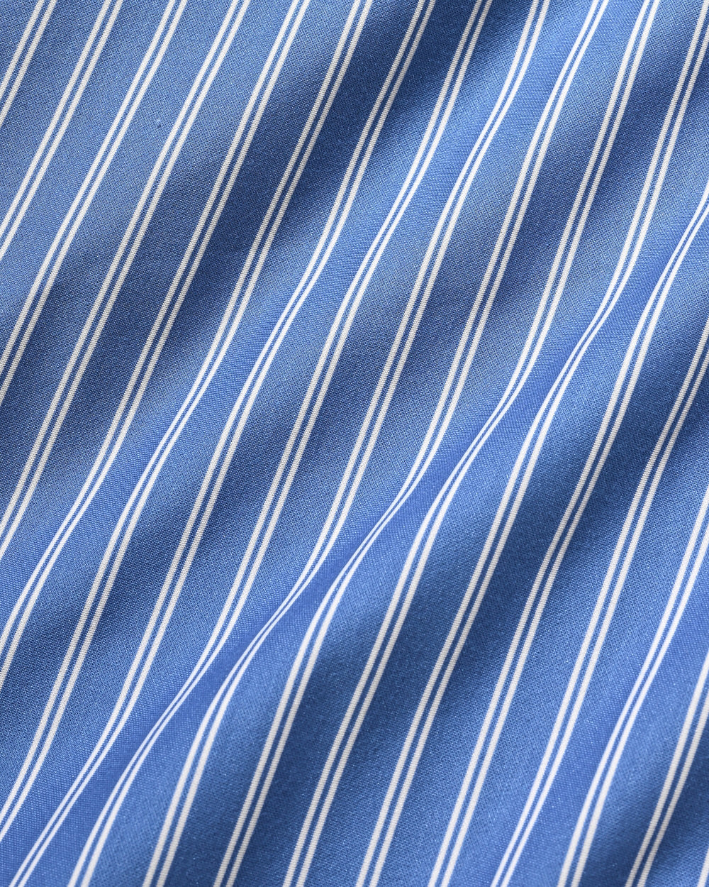 CLESSTE / 46G Knit Everyday L/S Shirt (Sax Blue Stripe)