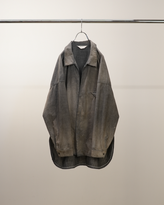 ANCELLM / Aging Chambray Long Shirt