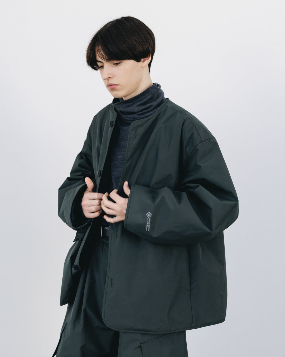 CLESSTE / +Phenix Windstopper ® By Gore-tex Labs City Fishtail Parka With Liner Jacket (Asphalt Gray)