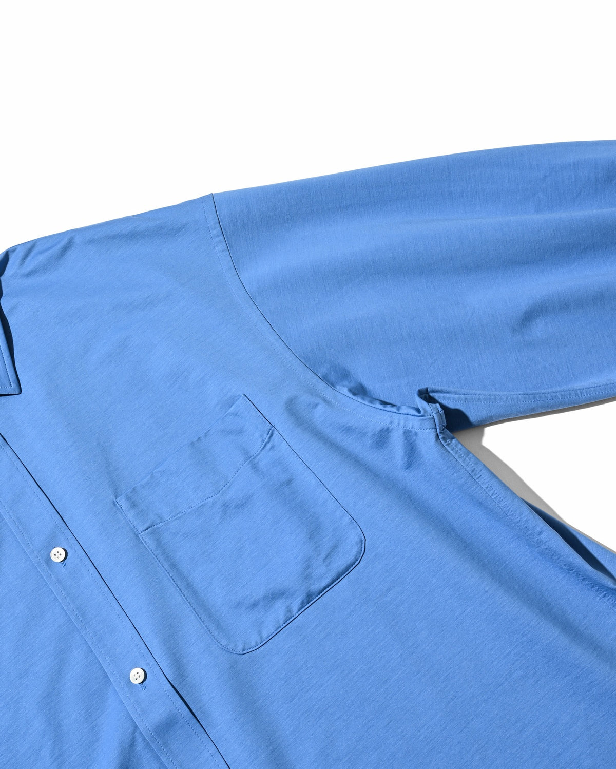 CLESSTE / 46G Knit Everyday L/S Shirt (Sax Blue)