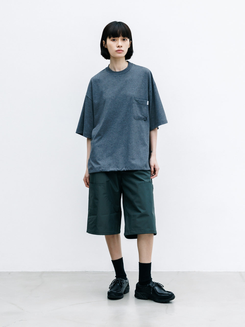 CLESSTE / Tech Pocket S/S T-Shirt (Charcoal)