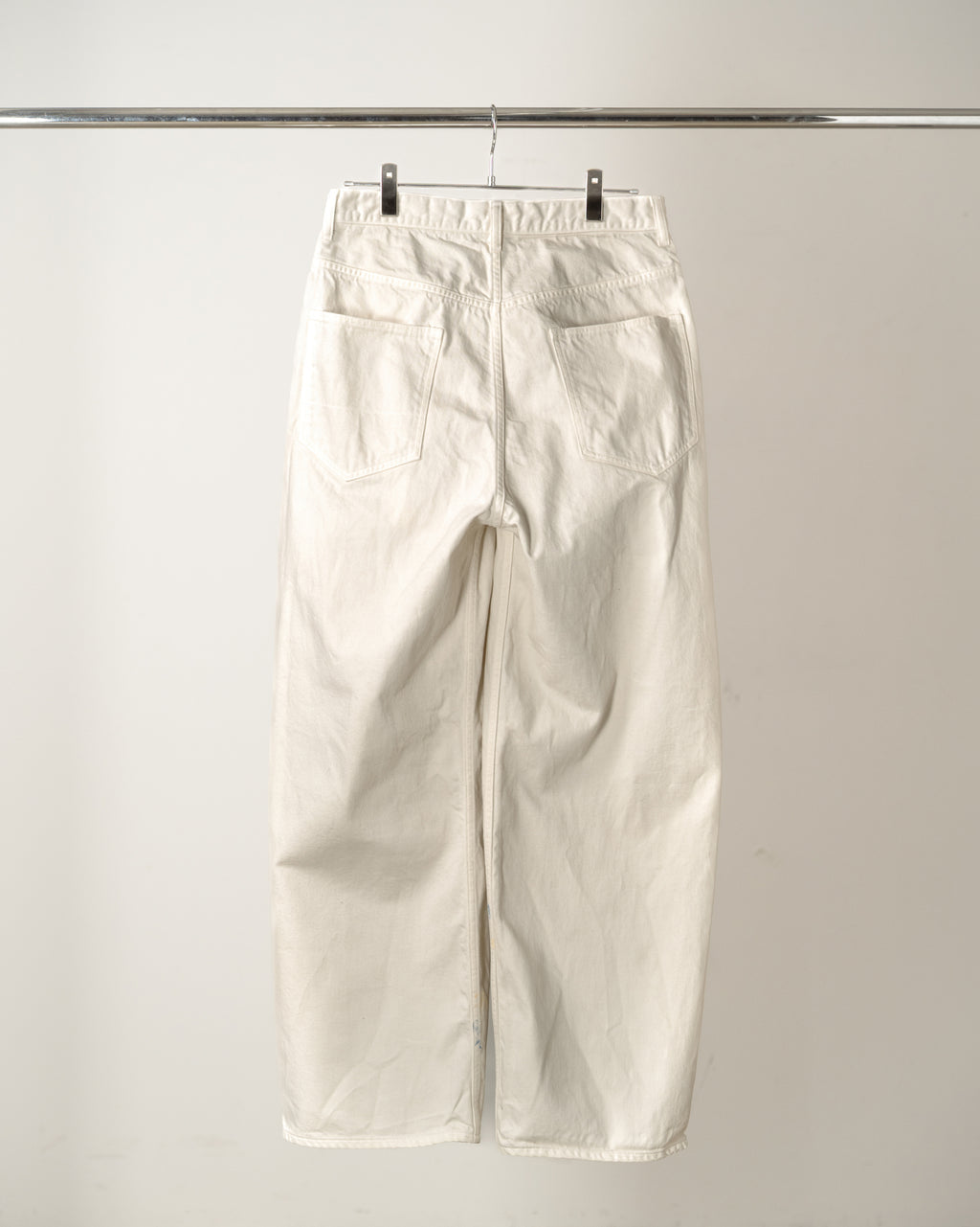 ANCELLM / Straight Wide Denim Pants (G.White)
