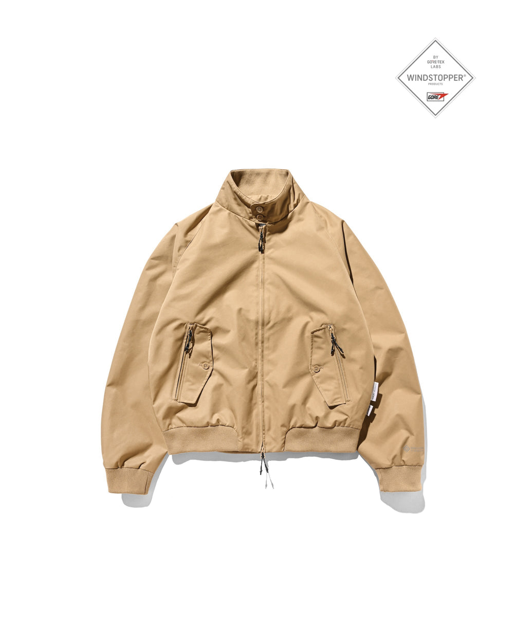 CLESSTE / +Phenix Windstopper® By Gore-Tex Labs Twill City Harrington Jacket (Carmel Beige)