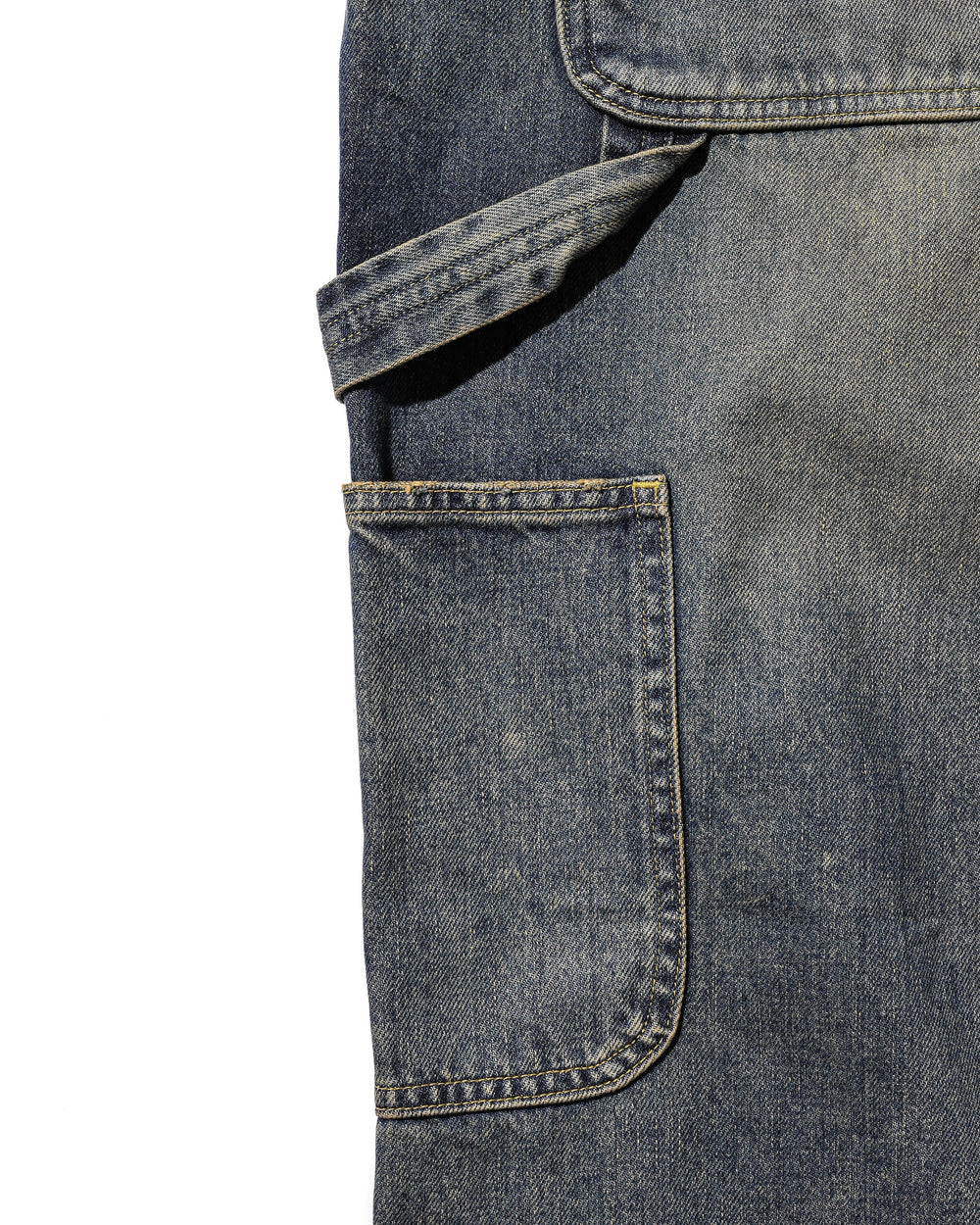CLESSTE / Vintage Dyed Selvedge Denim Worker Pants (Vintage Indigo)