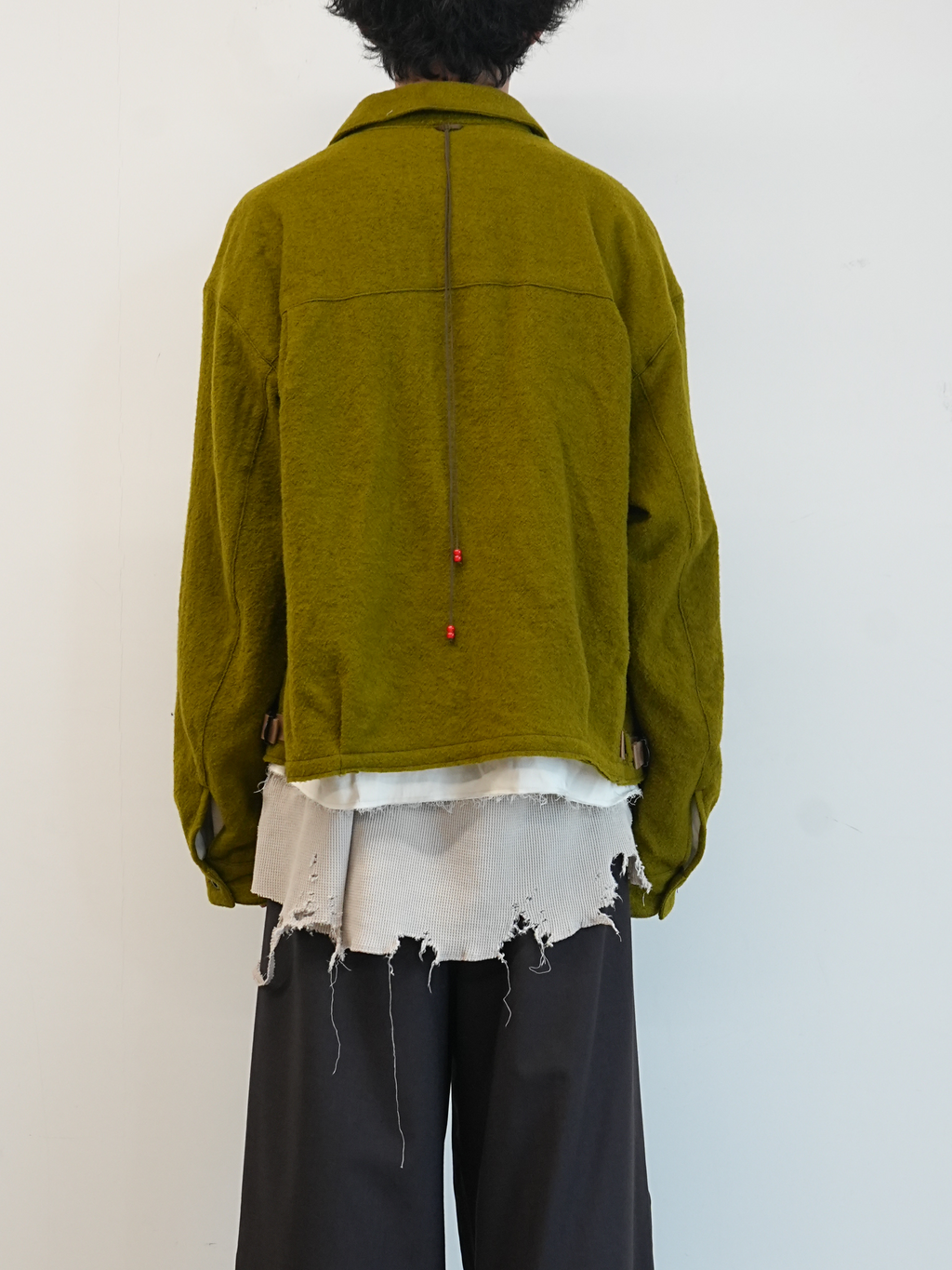 ANCELLM / Shrink Wool Layering Jacket
