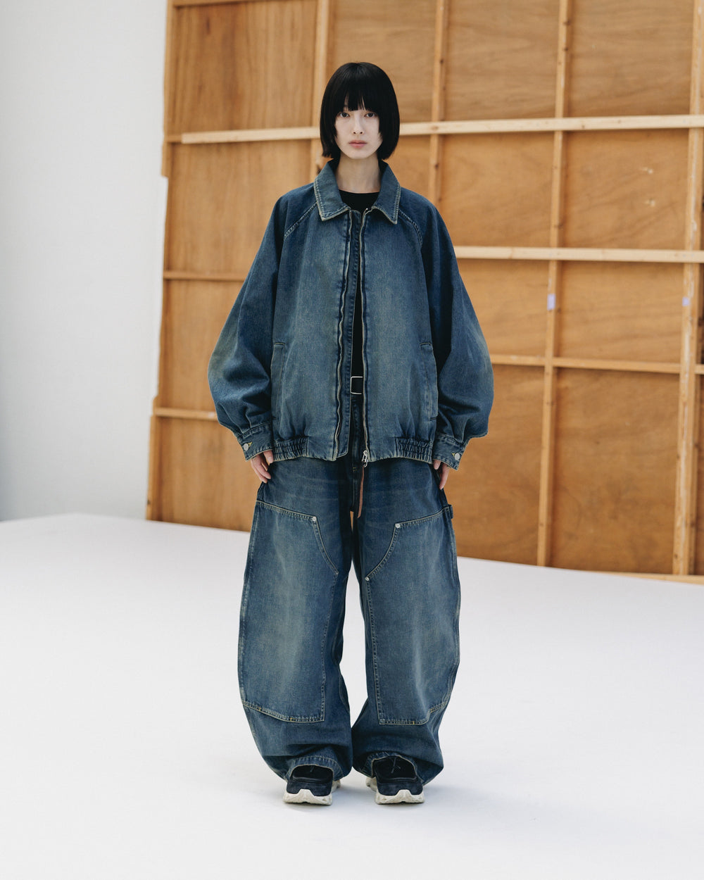 CLESSTE / Vintage Dyed Selvedge Denim City Utility Jacket (Vintage Indigo)