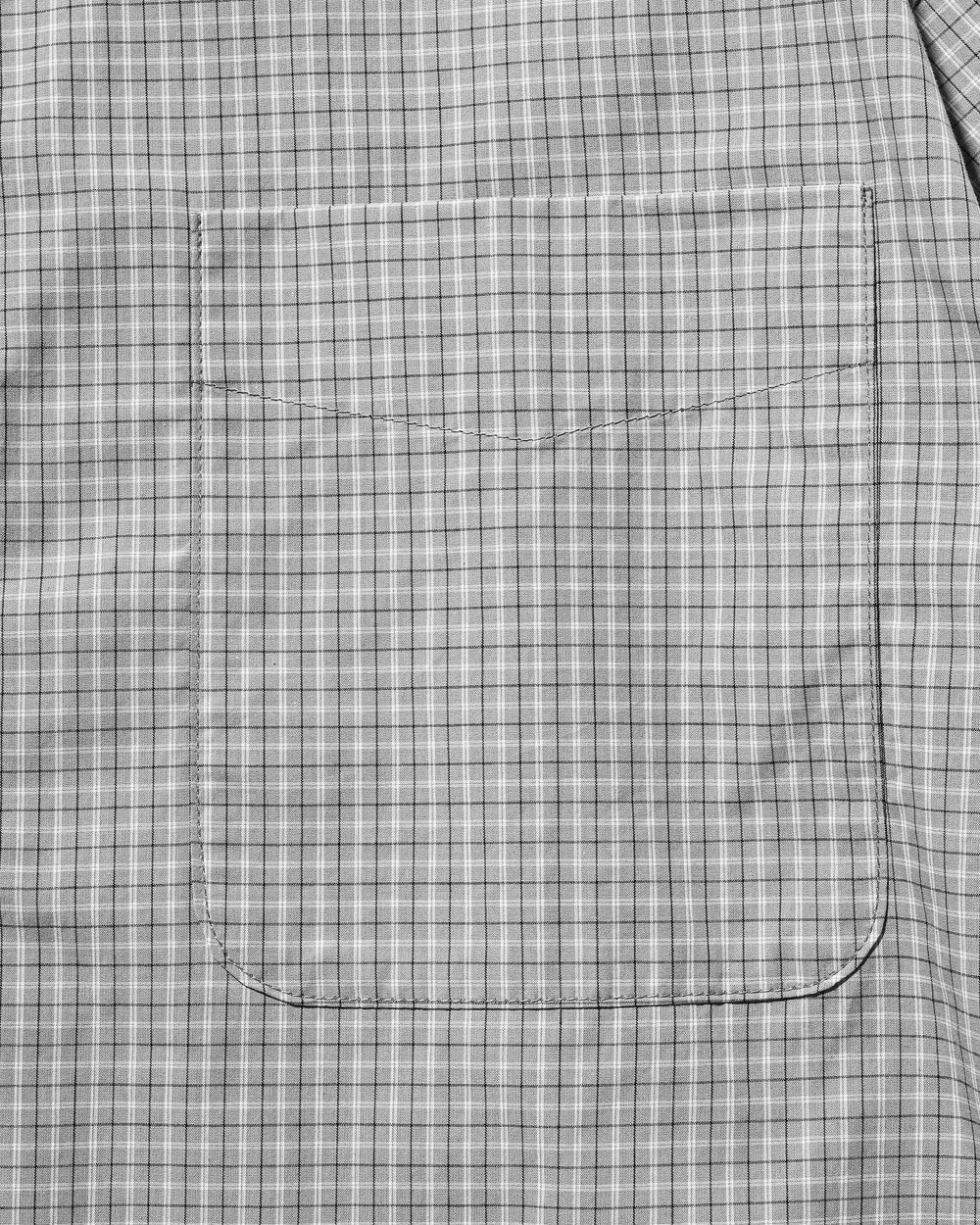 CLESSTE / Mini Plaid L/S Pullover Shirt (Gray)