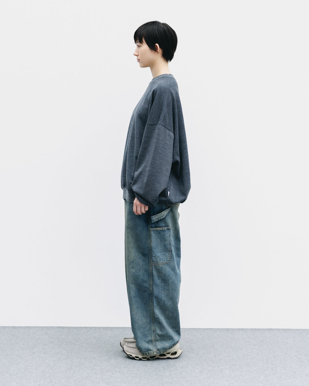 CLESSTE / Vintage Dyed Selvedge Denim Worker Pants (Vintage Indigo)