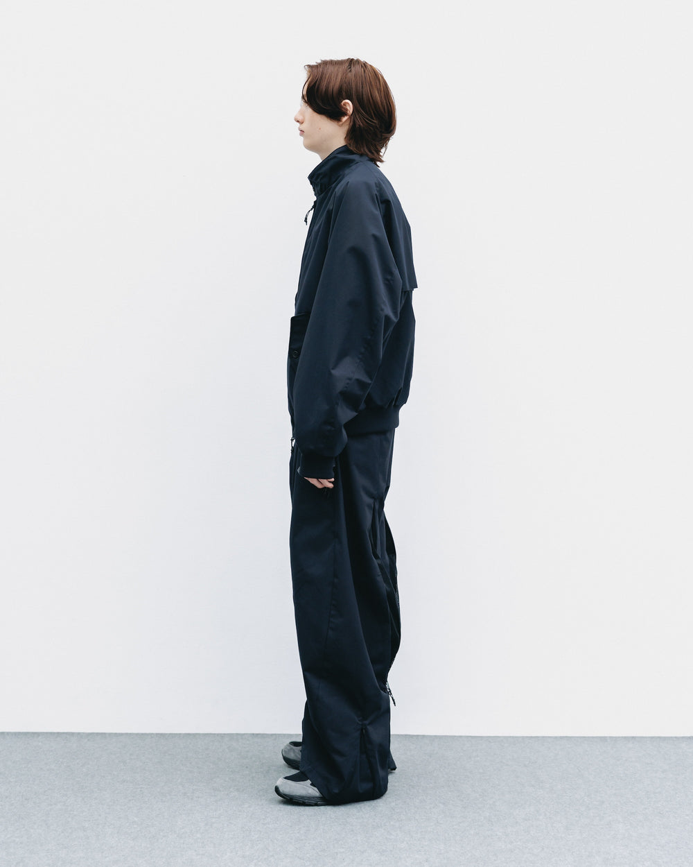 CLESSTE / +Phenix Windstopper® By Gore-Tex Labs Twill City Harrington Jacket (Black)