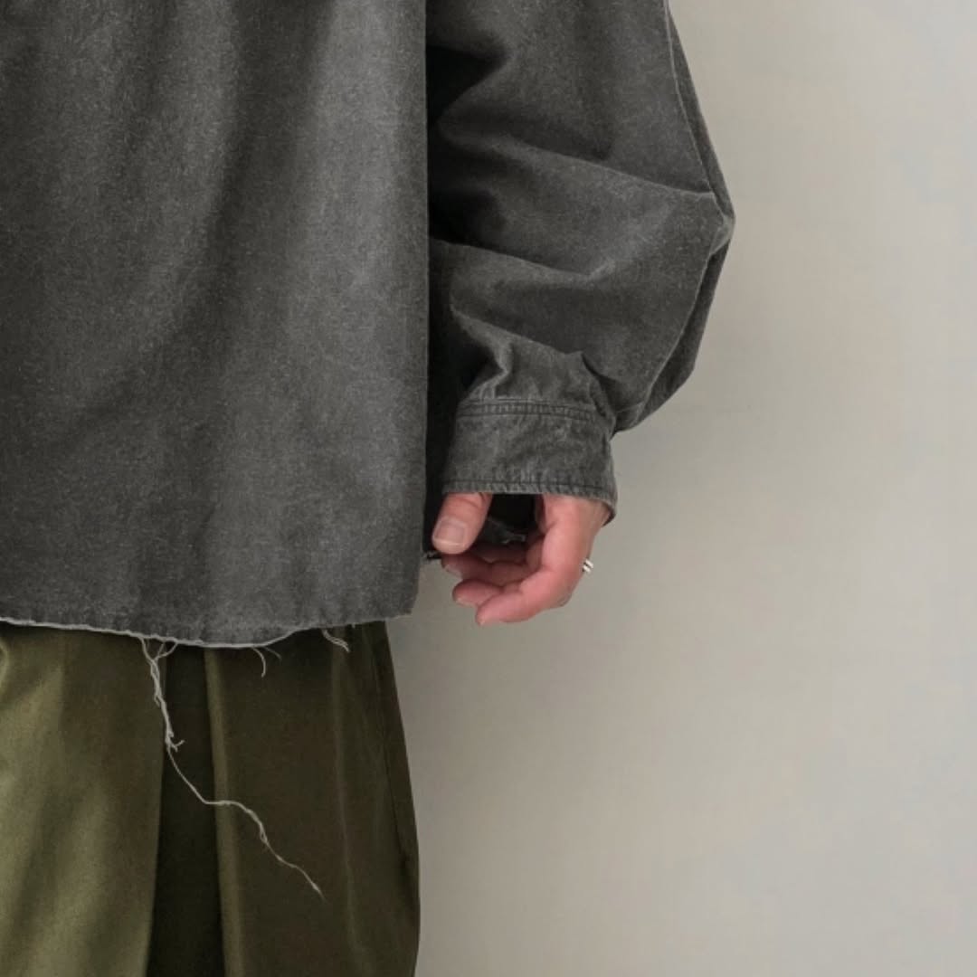 THE JEAN PIERRE / Signature 11XL Shirt (Broad)(Fade Blk)