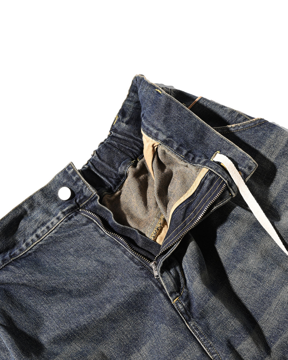 CLESSTE / Vintage Dyed Selvedge Denim Barrel Leg Pants (Vintage Indigo)