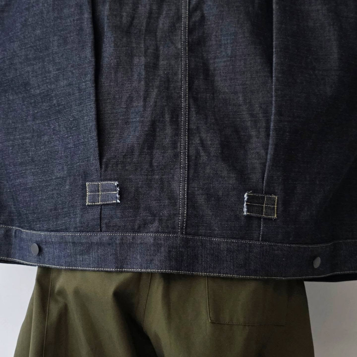 THE JEAN PIERRE / Leather Collar 11XL Denim Trucker