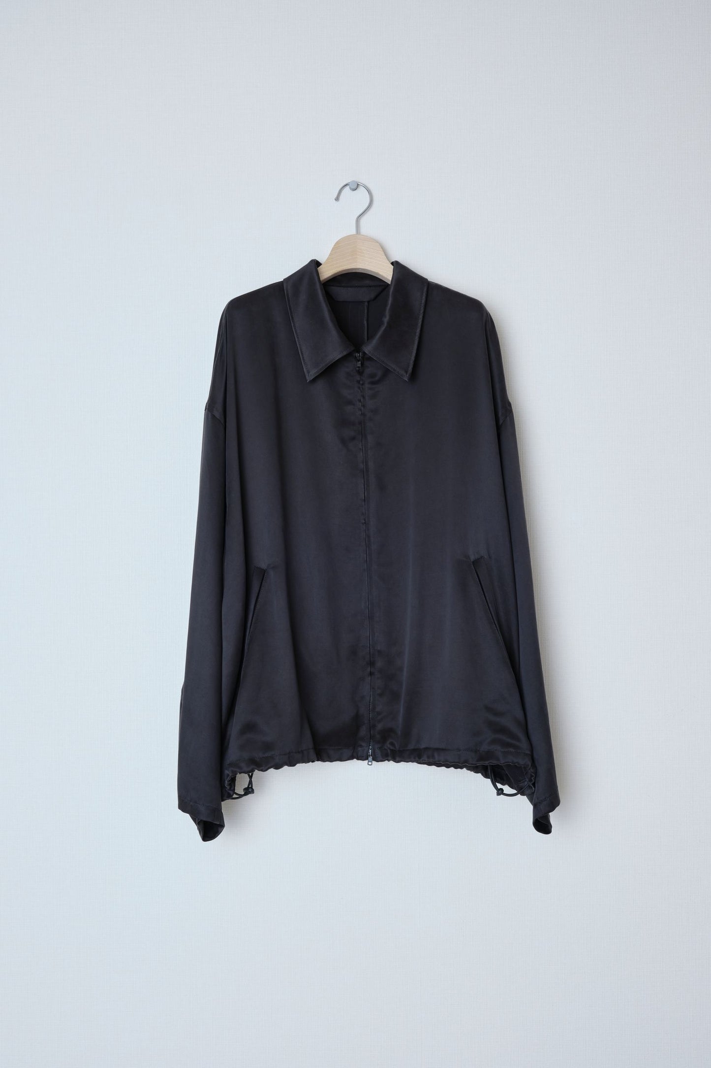 BLANC YM / Cupro Drizzer Jkt (Black)