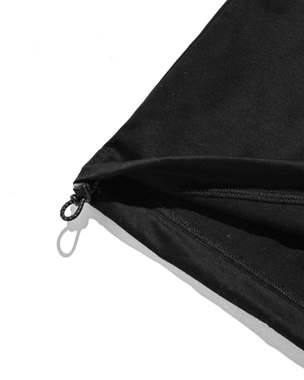 CLESSTE / College Logo Print Massive T-Shirt With Drawstrings (Black)