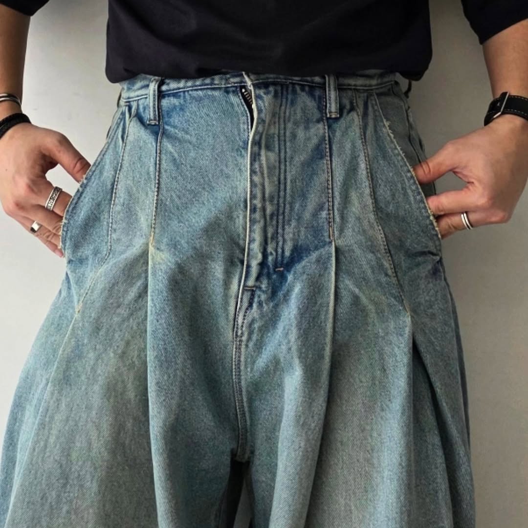 SHINYAKOZUKA / Damaged Ordinary City Baggy (Issue#8)(Indigo)