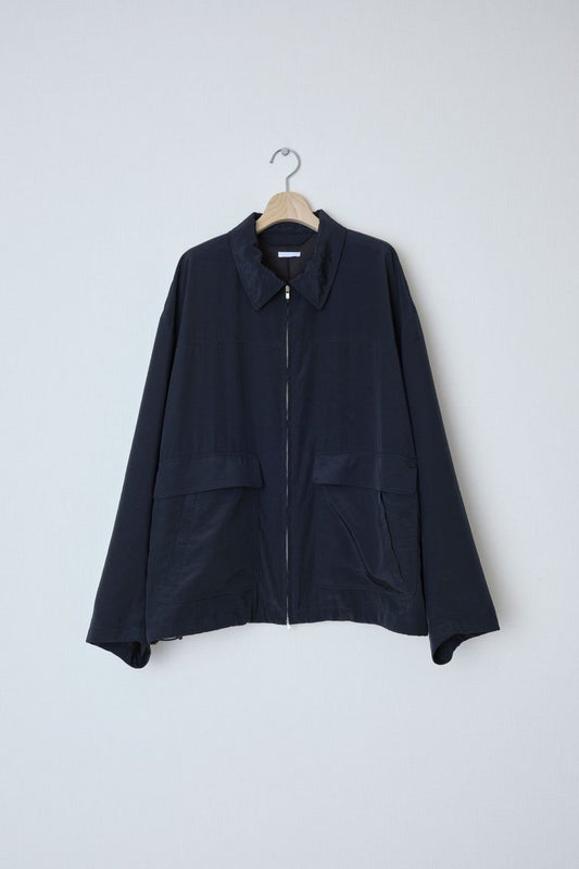 BLANC YM / Salt Shrink Cupro Work Jkt (Black)