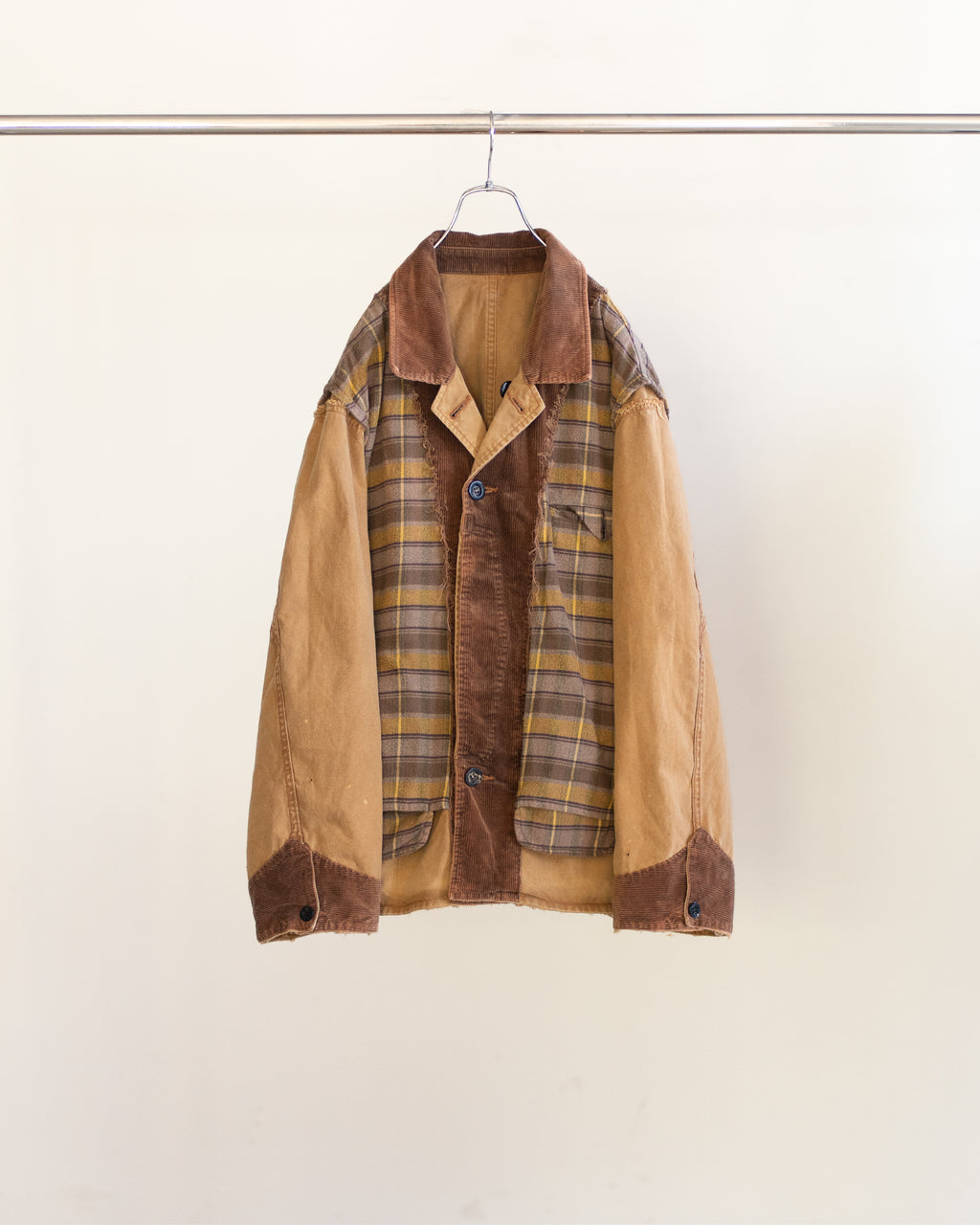 ANCELLM / Reversible Work Jacket (Camel)