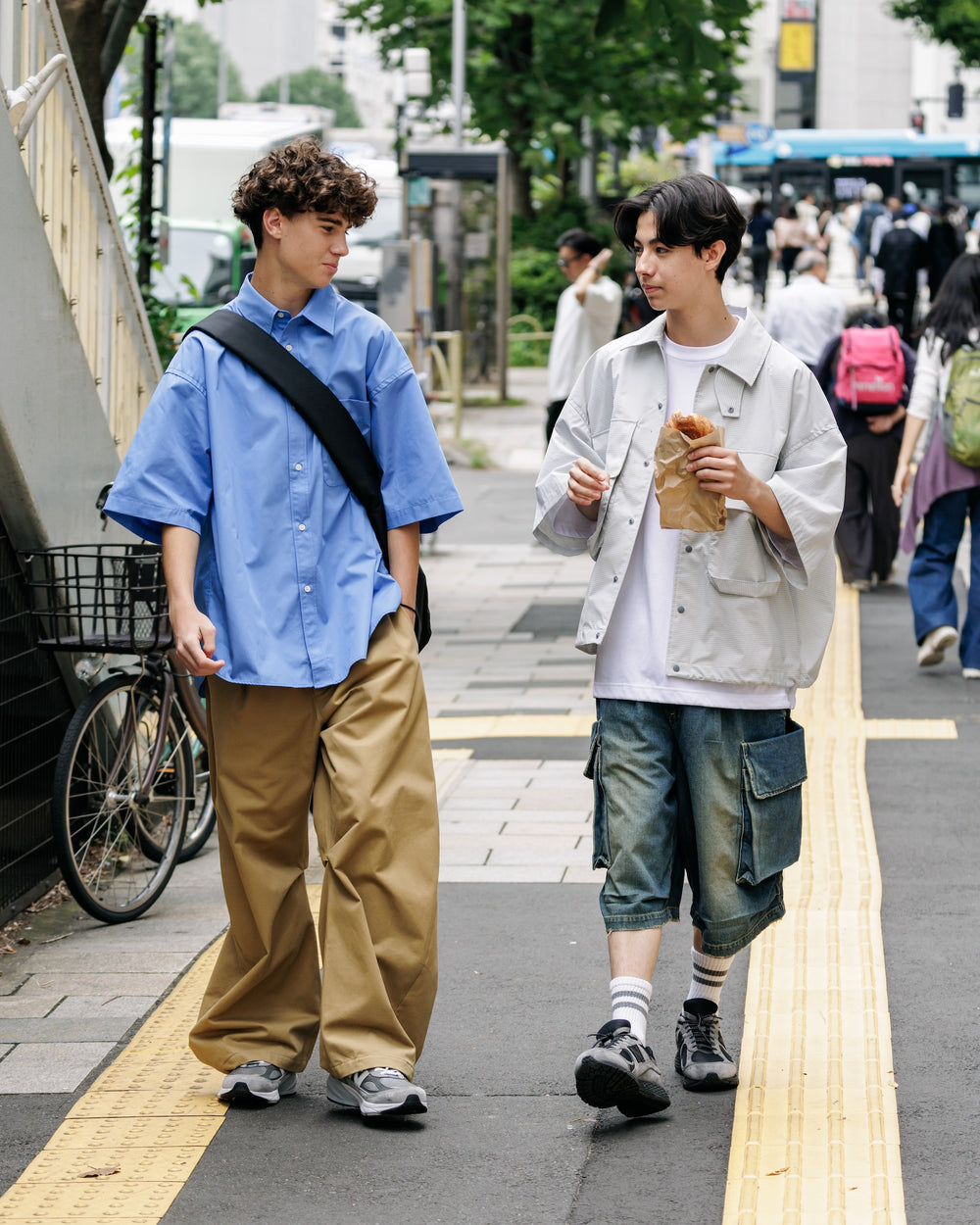 CLESSTE / Graph Check Wading S/S Shirt Jacket (White x Black)