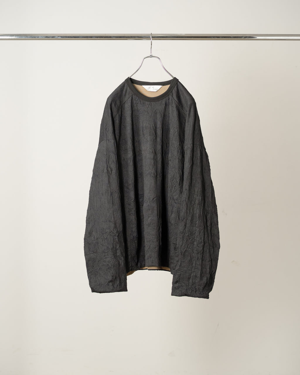 ANCELLM / Double Layer LS T-Shirt (Black)
