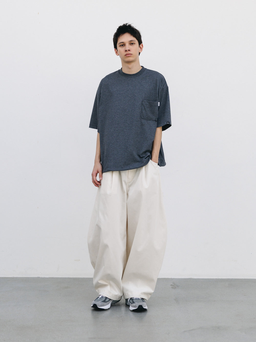 CLESSTE / Tech Pocket S/S T-Shirt (Charcoal)