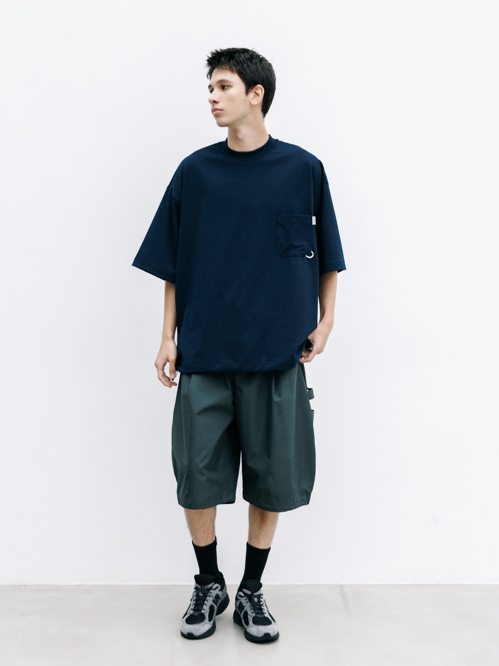 CLESSTE / Tech Pocket S/S T-Shirt (Navy)