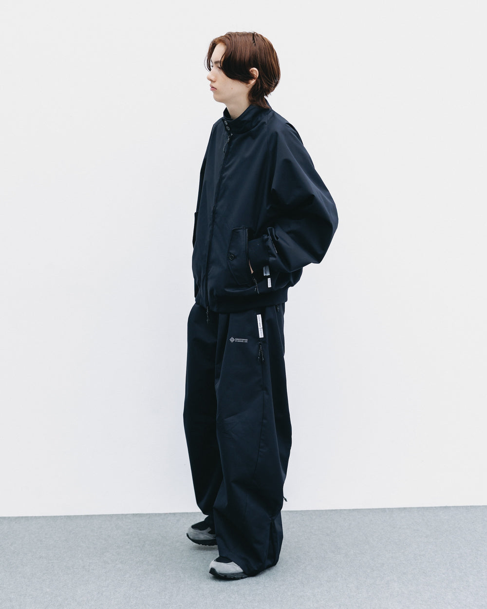 CLESSTE / +Phenix Windstopper® By Gore-Tex Labs Twill City Harrington Jacket (Black)