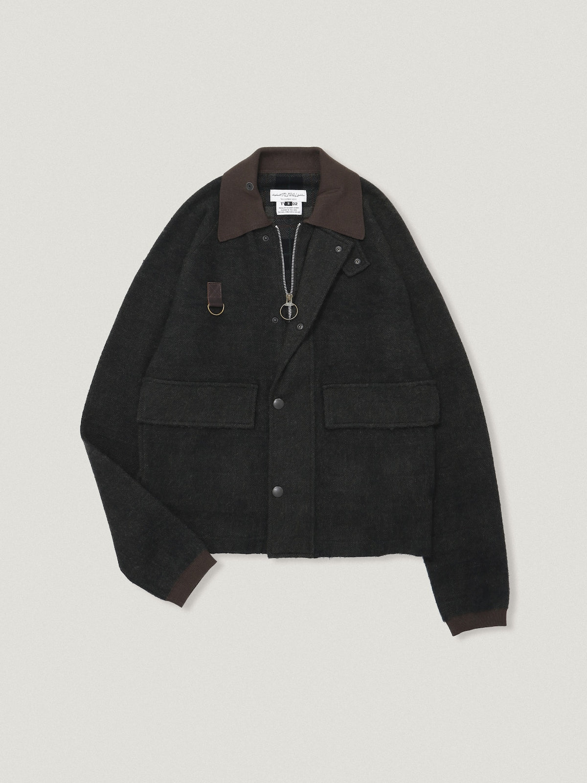 ELEPHANT TRIBAL FABRICS / Hunting Knit Shirt (Black)