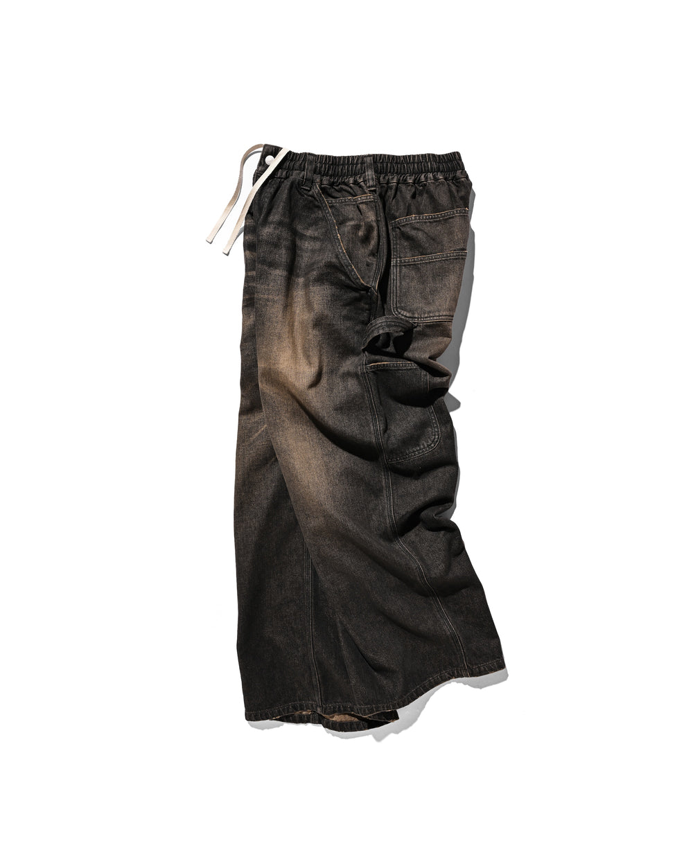 CLESSTE / Vintage Dyed Selvedge Denim Worker Pants  (Vintage Black)