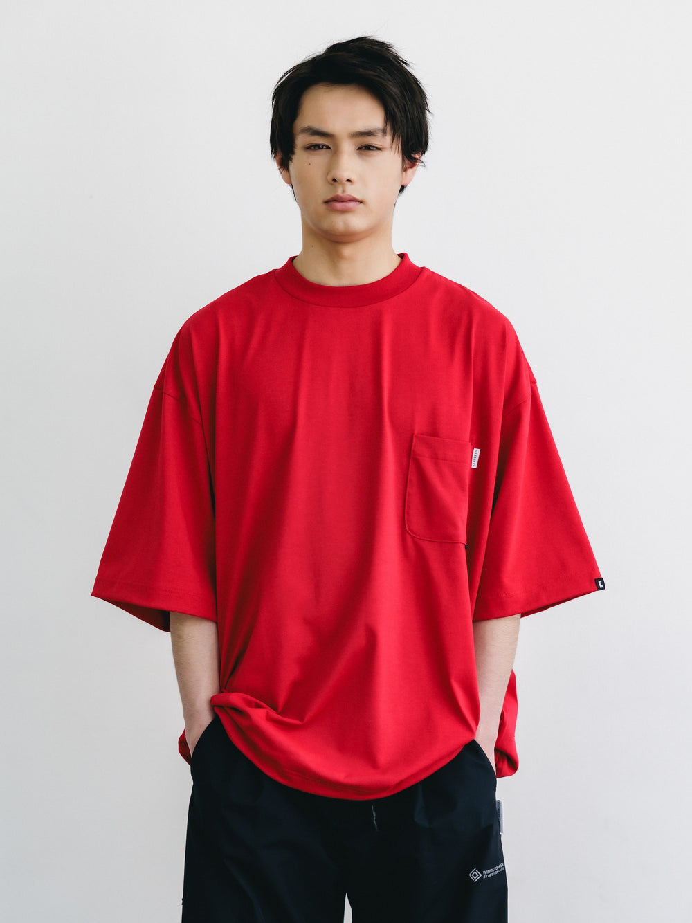 CLESSTE / Tech Pocket S/S T-Shirt (Red)